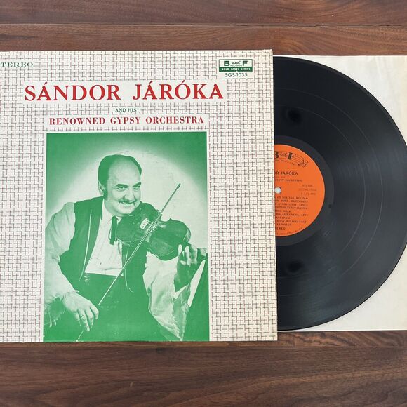 Sándor Járóka & His Renowned Gypsy Orchestra Vinyl LP B&F Budapest SGS 1035 - Picture 1 of 8